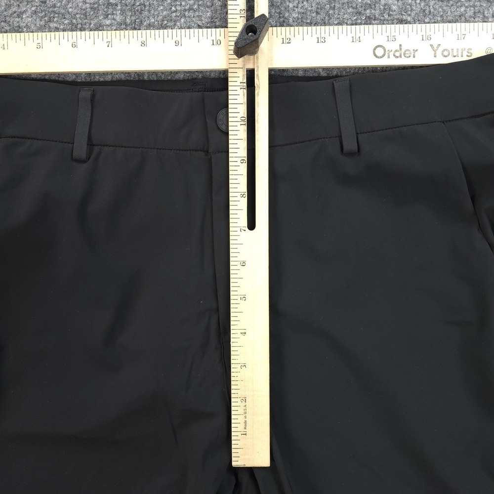 UNRL Pants Mens 32x28 M Black Concourse Chino Stretch Performance Golf‎ Casual - Picture 6 of 14